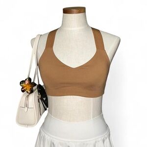 OFFLINE by Aerie The Hugger Racerback Sports Bra Sz S Yellow